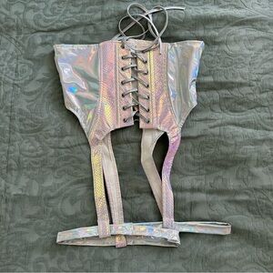 Iridescent corset